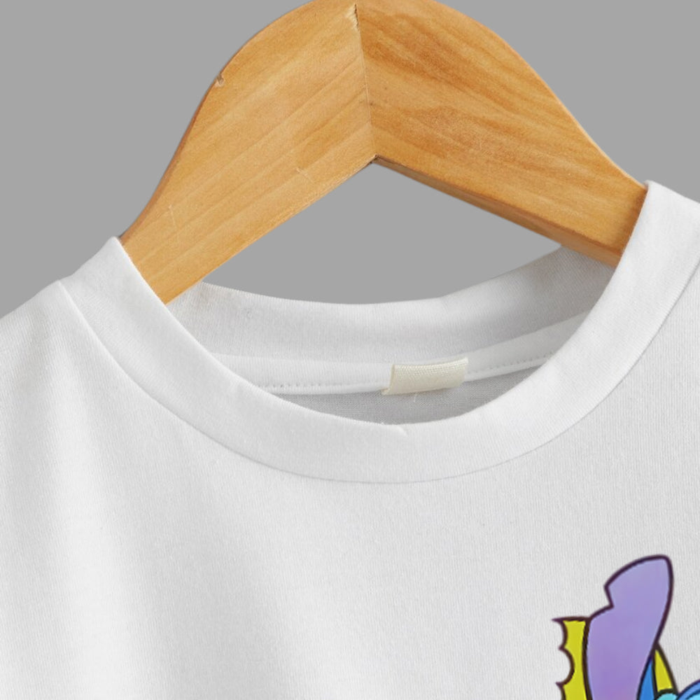 "Cool Stitch" Kids T-Shirt - Surfboard Adventure Design